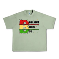 Oil Green black boy Urban Heavy Tee - MaliasSmallBusiness