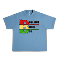 Pebble Blue black boy Urban Heavy Tee - MaliasSmallBusiness