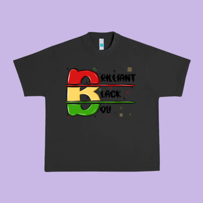 Black Boy Urban Heavy Tee Designed By Maliassmallbusiness
