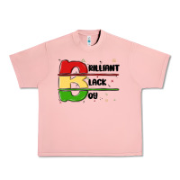 Salmon black boy Urban Heavy Tee - MaliasSmallBusiness