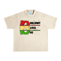 Sandshell black boy Urban Heavy Tee - MaliasSmallBusiness