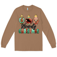 Toasted Coconut howdy christmas Long Sleeve Tee - MaliasSmallBusiness