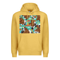 Antique Gold serape cowhide and leopard with glitter Premium Hoodie - TumblerDesignByShophia