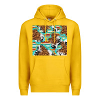 Lemon serape cowhide and leopard with glitter Premium Hoodie - TumblerDesignByShophia