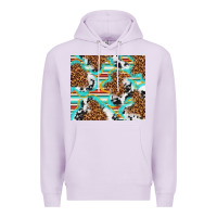 Lilac serape cowhide and leopard with glitter Premium Hoodie - TumblerDesignByShophia