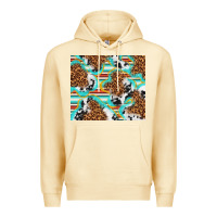 Pina Colada serape cowhide and leopard with glitter Premium Hoodie - TumblerDesignByShophia