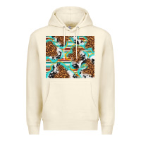 Sandshell serape cowhide and leopard with glitter Premium Hoodie - TumblerDesignByShophia