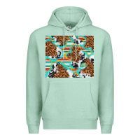 Serape Cowhide And Leopard With Glitter Premium Hoodie | Teevron