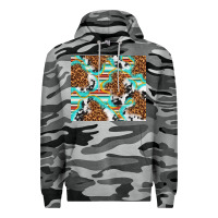 Slate Camo serape cowhide and leopard with glitter Premium Hoodie - TumblerDesignByShophia