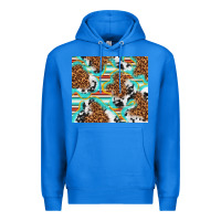 True Royal serape cowhide and leopard with glitter Premium Hoodie - TumblerDesignByShophia