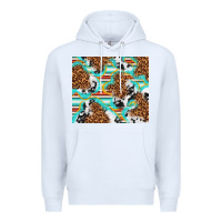 White serape cowhide and leopard with glitter Premium Hoodie - TumblerDesignByShophia