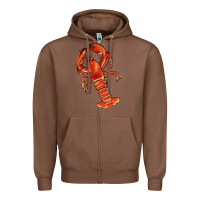 Chestnut crawfish Zipper Hoodie - RanaPortraitStore