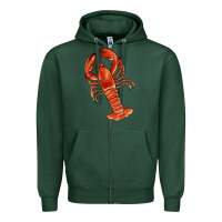 Sports Green crawfish Zipper Hoodie - RanaPortraitStore
