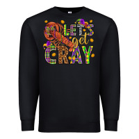 Black Let's get cray Premium Sweatshirt - HowdyJamesFarm