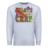 Heather Grey Let's get cray Premium Sweatshirt - HowdyJamesFarm
