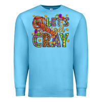 Ocean Blue Let's get cray Premium Sweatshirt - HowdyJamesFarm