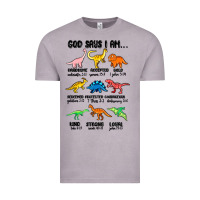 Vintage Zinc god says i am dinosaurs handsome Vintage Tee - MaliasSmallBusiness