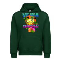 Forest Green Hot mom summer Mother's Day Urban Hoodie - FaDigitalArtStudio