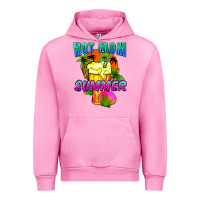 Fuchsia Pink Hot mom summer Mother's Day Urban Hoodie - FaDigitalArtStudio
