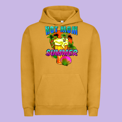 Hot Mom Summer Mother's Day Urban Hoodie Designed By Fadigitalartstudio