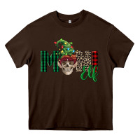 Chocolate Brown Boy Mini Elf Skull Heavy Core Tee - FaDigitalArtStudio