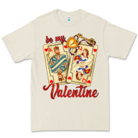 Bone be my valentine with playing cards and key Premium Tee - AdoDesignShop