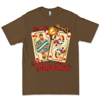 Cacao be my valentine with playing cards and key Premium Tee - AdoDesignShop