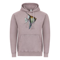 Vintage Zinc Angelfish Vintage Hoodie - LillyAllenDesigns
