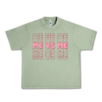 Oil Green me vs me Urban Heavy Tee - MaliasSmallBusiness