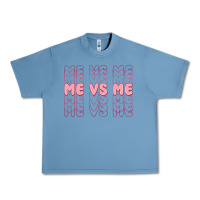 Pebble Blue me vs me Urban Heavy Tee - MaliasSmallBusiness