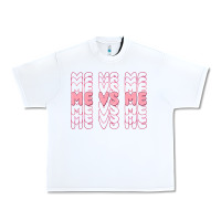 White me vs me Urban Heavy Tee - MaliasSmallBusiness