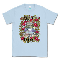 Dusty Blue she is mom Classic Tee - JahusDesignShop