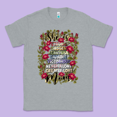 She Is Mom Classic Tee Designed By Jahusdesignshop