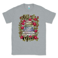 Heather Grey she is mom Classic Tee - JahusDesignShop