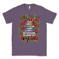 Lavender she is mom Classic Tee - JahusDesignShop