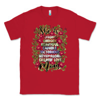 Red she is mom Classic Tee - JahusDesignShop