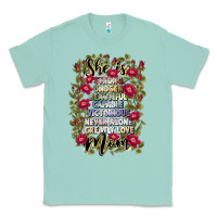 Seafoam she is mom Classic Tee - JahusDesignShop