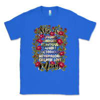 True Royal she is mom Classic Tee - JahusDesignShop