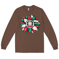 Chestnut sunflower i̇talian flag Long Sleeve Tee - JahusDesignShop