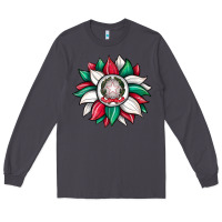 Smoke sunflower i̇talian flag Long Sleeve Tee - JahusDesignShop