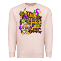 Pale Pink I'm catching if you're throwing Premium Sweatshirt - HowdyJamesFarm