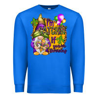 True Royal I'm catching if you're throwing Premium Sweatshirt - HowdyJamesFarm