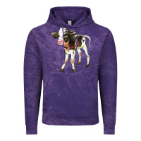 Cloud Purple Holstein Calf Vintage Hoodie - LillyAllenDesigns