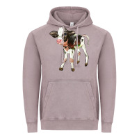 Vintage Zinc Holstein Calf Vintage Hoodie - LillyAllenDesigns