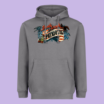 I'm Not Drunk I'm Patriotic Heavyweight Hoodie Designed By Howdyjamesfarm