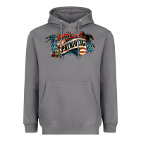 Storm I'm not drunk I'm patriotic Heavyweight Hoodie - HowdyJamesFarm