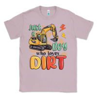 Lilac just a boy who loves dirt Classic Tee - MaliasSmallBusiness