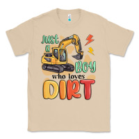 Mushroom just a boy who loves dirt Classic Tee - MaliasSmallBusiness
