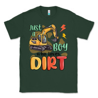 Sports Green just a boy who loves dirt Classic Tee - MaliasSmallBusiness
