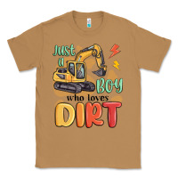 Toasted Coconut just a boy who loves dirt Classic Tee - MaliasSmallBusiness